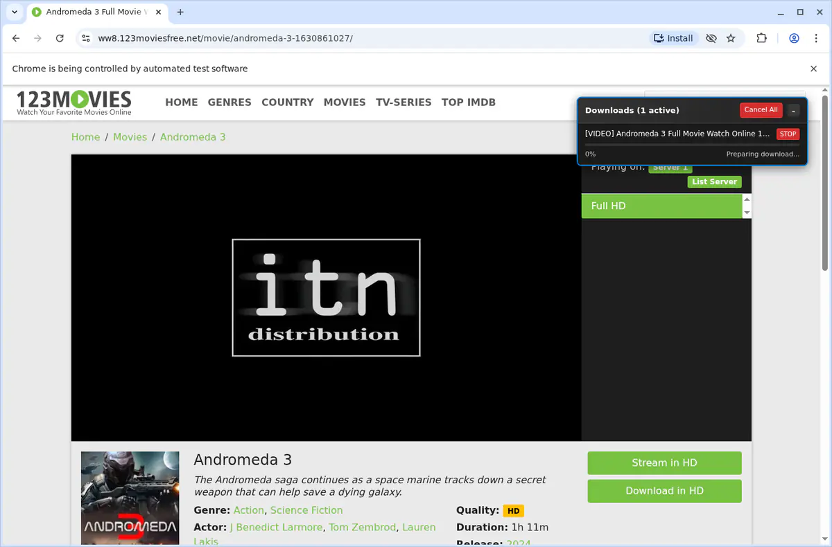 M3u8 Video Downloader browser extension screenshot 3
